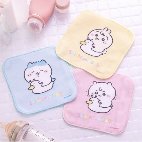 [Pre-order] "Chiikawa" Chiikawa Baby - Square Towel (Set of 3 )